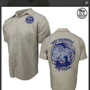 Drew Estate Cigars -Red  Cap Work Shirt Size XXL -NWOT